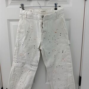 PacSun Cream Baggy Pants